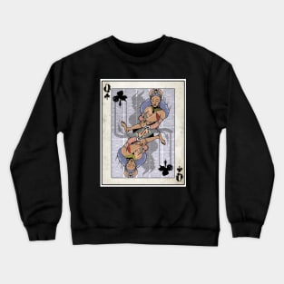 Queen of Clubs Crewneck Sweatshirt